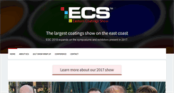 Desktop Screenshot of easterncoatingsshow.com